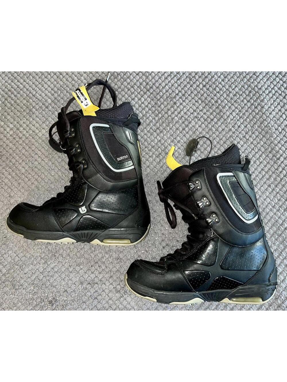 Burton Men’s Size 13 Hail Snowboard Boots Imprint 3 Black Gray Liner Winter